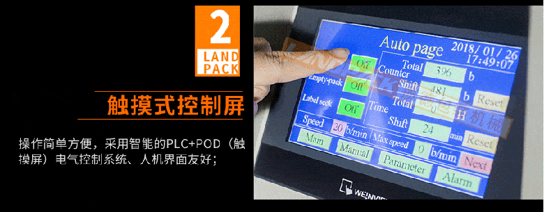 全自動給袋式包裝機(jī)部件